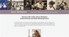 Desktop Screenshot of jayneshrimpton.co.uk